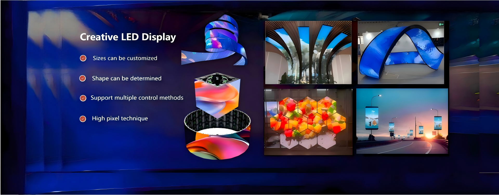 calidad Pantalla LED interior fábrica