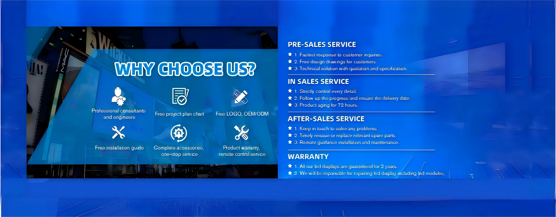 calidad Pantalla LED interior fábrica