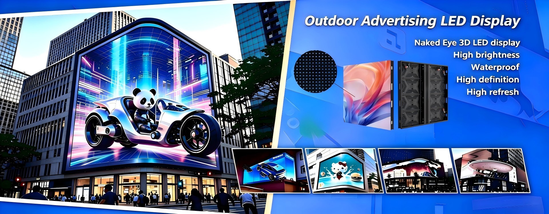 Calidad Pantalla LED publicitaria al aire libre fábrica