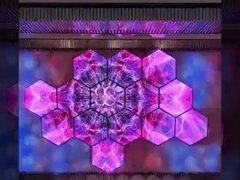 Outdoor led display Hexagon led display Special-shaped Customized led display screen