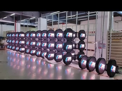 Pantalla de pantalla LED redonda P4.28 diá-600mm de doble cara, impermeable y circular