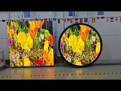 Pantalla de pantalla LED redonda al aire libre