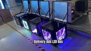 Ver: Pantalla LED de caja de entrega Pantalla LED de entrega de comida para llevar P2.5