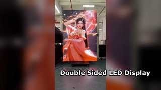 Pantalla LED de doble cara/pantalla LED de póster