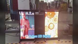 Pantalla LED de podio interior
