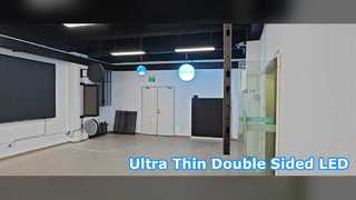 Pantalla LED de publicidad LED ultrafina P1.95 para interiores Pantalla LED de doble cara para usted
