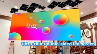 Pantalla LED ultrafina de doble cara
