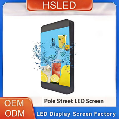 Display LED Pole Exterior Publicidad en carteleras de LED a todo color