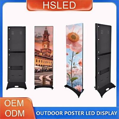 POSTAR LED DISPLAY Display de pie Postar de pantalla LED Publicidad LED 640*1920 Postar LED para exteriores