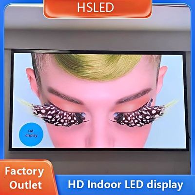 Display de publicidad de pared de video LED de 4K HD en interiores